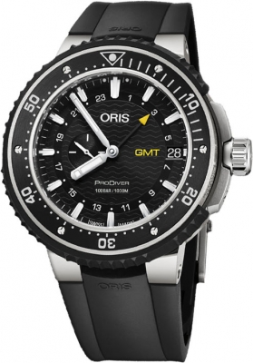 Buy this new Oris ProDiver GMT 49mm 01 748 7748 7154-07 4 26 74TEB mens watch for the discount price of £2,635.00. UK Retailer.